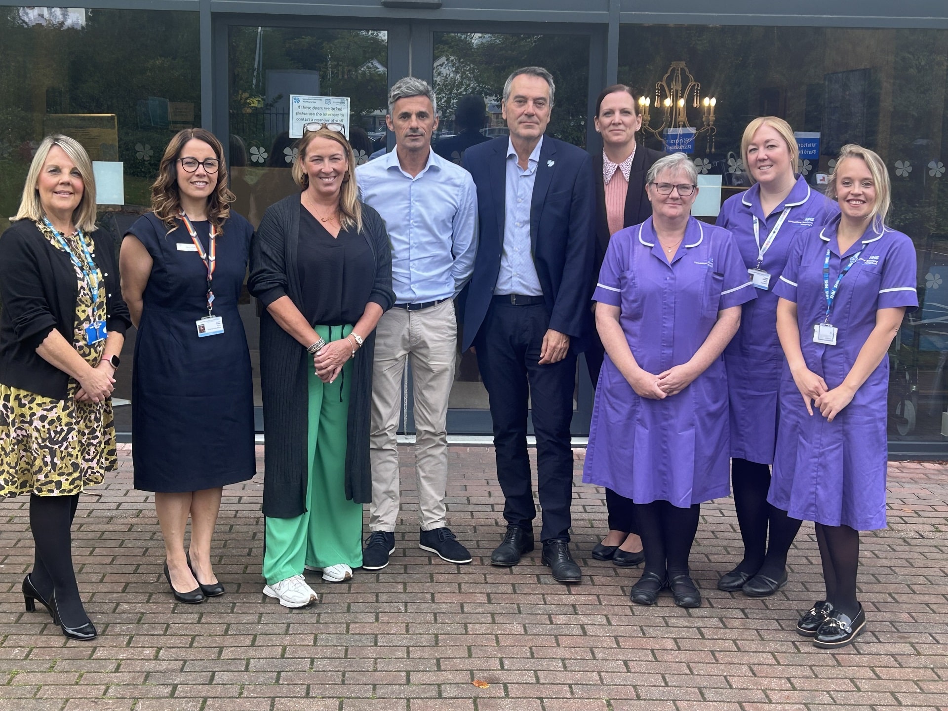 FInney House and Gibraltar Health Authority staff group photo