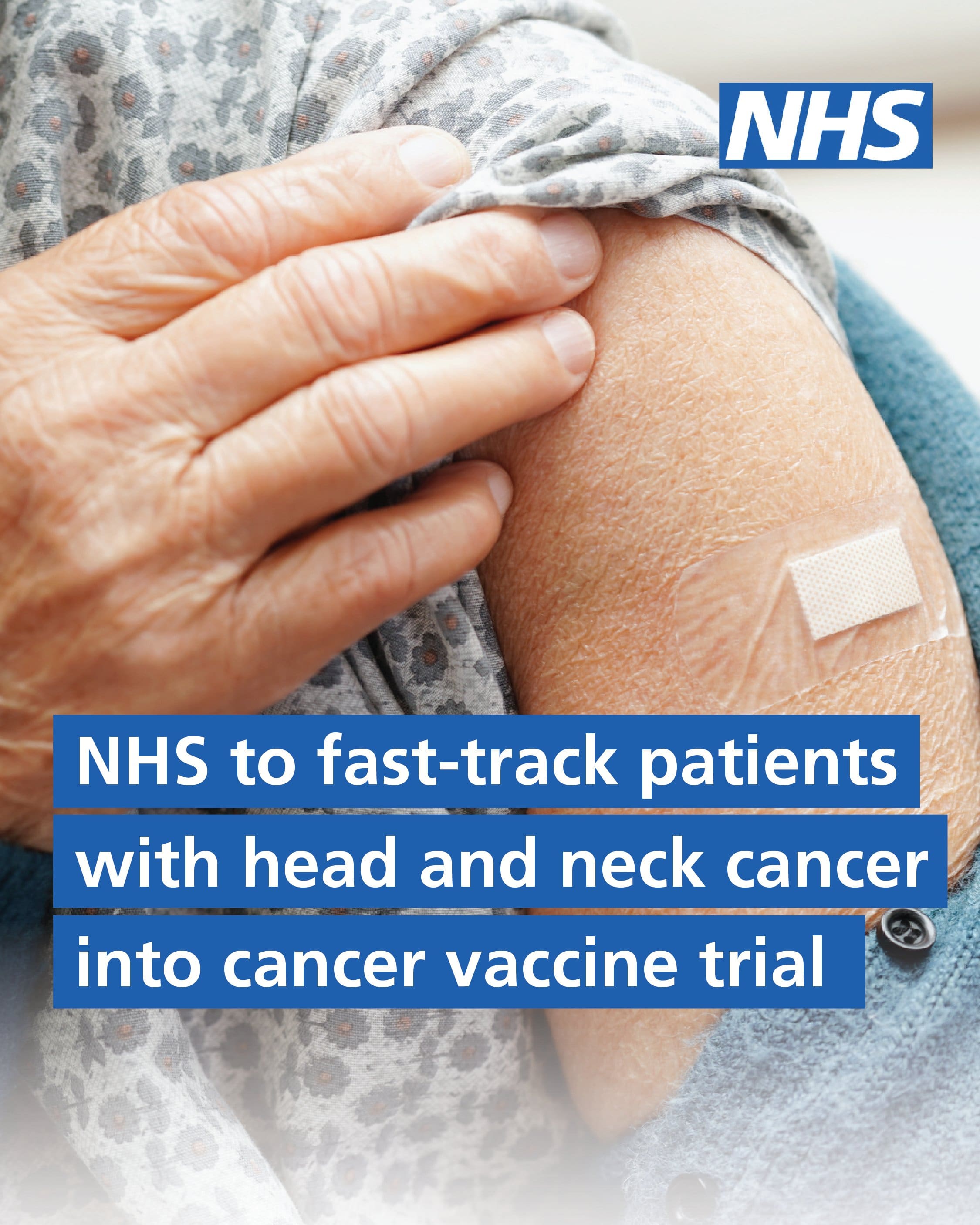 Stock image of a an arm that has received a vaccine